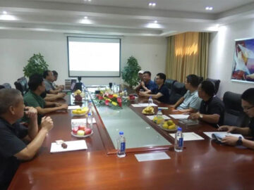 河南省設(shè)廳協(xié)會秘書長盧明安、總工黃禮樂等領(lǐng)導(dǎo)人蒞臨考察