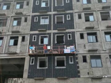 快來看呀！這整整齊齊的板材是什么？河南朝欽節(jié)能廠家生產(chǎn)A級防火保溫材料石墨改性水泥基保溫板